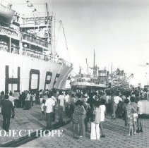 SS HOPE arrival in Maceio.
